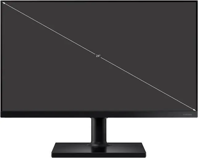 Alt view image 2 of 8 - SAMSUNG 24" IPS FHD Monitor 5 ms HDMI, DisplayPort Flat Panel LF24T454FQNXGO