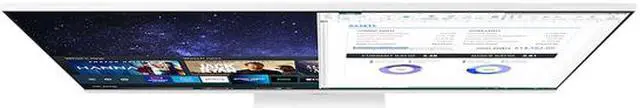 Alt view image 6 of 10 - SAMSUNG 27" 60 Hz VA FHD Smart Monitor and Streaming TV in White 8ms (GTG) HDMI, USB LS27AM501NNXZA