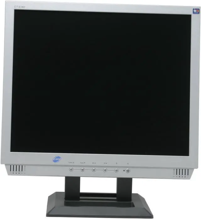 Alt view image 2 of 9 - CMV 19" Active Matrix, TFT LCD SXGA LCD Monitor 8 ms D-Sub, DVI-D CT-934D