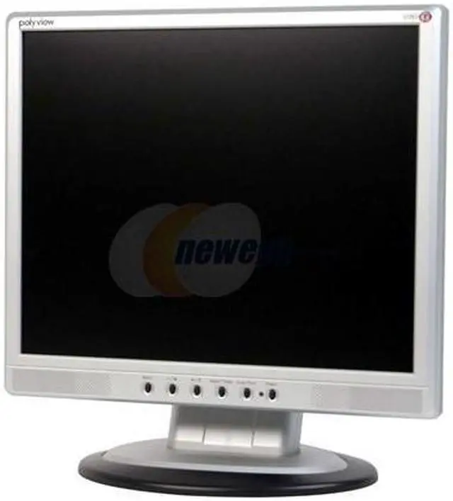 Alt view image 3 of 9 - Polyview 19" Active Matrix, TFT LCD SXGA LCD Monitor 21 ms D-Sub, DVI V293