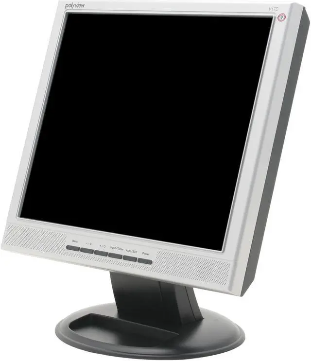Alt view image 3 of 9 - Polyview 17" Active Matrix, TFT LCD SXGA LCD Monitor 10 ms V17D