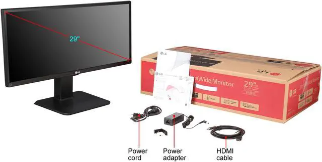 Alt view image 8 of 7 - LG 29UB55-B 29" Ultra Wide HD 2560 x 1080 2 x HDMI, DVI-D, DisplayPort Flicker-Safe Split Screen LED Backlit IPS Monitor