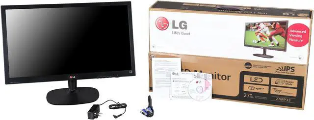 Alt view image 7 of 7 - LG 27" IPS LCD Monitor IPS 5 ms D-Sub, HDMI 27MP33HQ