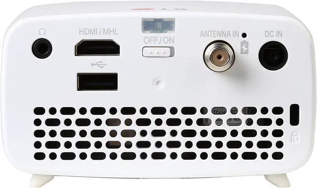 Alt view image 4 of 8 - LG Minibeam PH300 1280 x 720 WXGA 300 ANSI Lumens, Embedded Battery, Built-in Digital Tuner, HDMI/MHL Input, Pico / Portable LED Projector