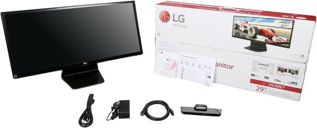 Alt view image 6 of 6 - LG 29UM67-P 29" 2560 x 1080 (2K) 60 Hz DVI, HDMI, DisplayPort FreeSync (AMD Adaptive Sync) Built-in Speakers IPS Monitor