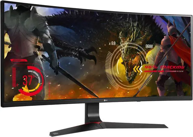 Alt view image 3 of 7 - LG 34UC89G 34" Black Bezel-less Full HD 21:9 2560 x 1080 2K 144Hz Refresh Rate, 5ms Response Time IPS Curved LED G-Sync Gaming Monitor, On-Screen Control, HDMI, DisplayPort, Screen Split