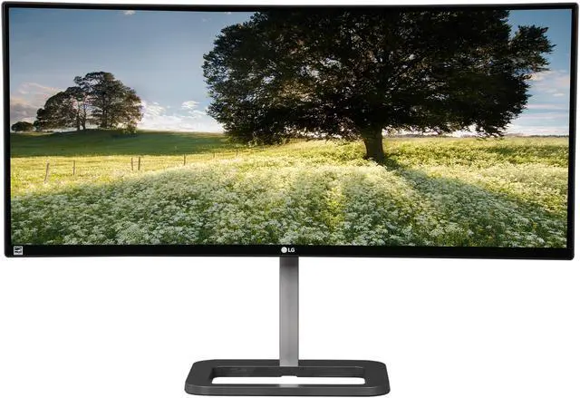 Alt view image 2 of 9 - LG 34UC87C Black 34" 5ms Ultrawide QHD Curved Monitor IPS Panel 300 cd/m2 5000000:1, HDMI, DisplayPort, USB3.0, 7w x 2 speakers, 4-Screen Split, Flicker Safe