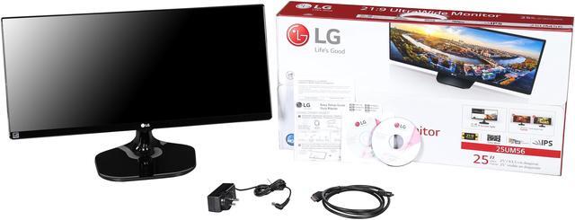 Alt view image 7 of 7 - LG 25UM56-P 25" Class 21:9 UltraWide IPS Gaming Monitor 2560 x 1080 5ms GTG 60Hz 5,000,000:1 Contrast Ratio with Black Stabilizer and Dynamic Action Link, SRGB Over 99% and 4-Screen Split