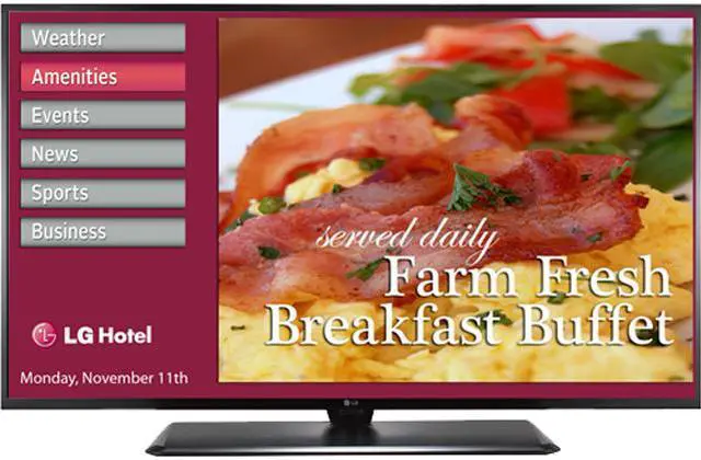 Main image of LG 65LX570H 65" LX570H Pro:Centric Single Tuner Direct LED TV with Integrated Pro:Idiom and b-LAN