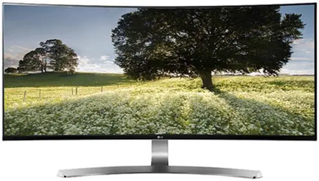 Alt view image 2 of 10 - LG 34UC98-W 34" Curved FreeSync IPS Monitor 3440 x 1440 WQHD 5ms 21:9 UltraWide On-Screen Control with 4-way Screen Split, Thunderbolt 2.0 and USB 3.0 Quick Charge