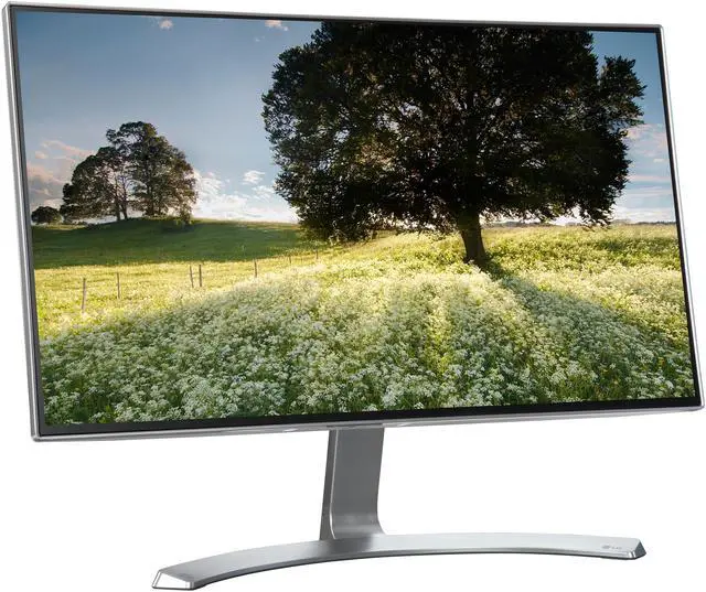 Alt view image 3 of 8 - LG 24MP88HV-S 24" Silver Full HD IPS Monitor Widescreen 1920 x 1080 Flicker Safe Black Stabilizer and On Screen Control w/ Screen Split 2.0 HDMI