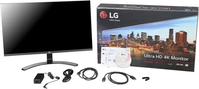 Alt view image 7 of 8 - LG 27UD68-P 27" FreeSync IPS LED Monitor 4K UHD 3840 x 2160 16:9 Widescreen On-Screen Control with Screen Split Game Mode & Black Stabilizer HDMI DisplayPort
