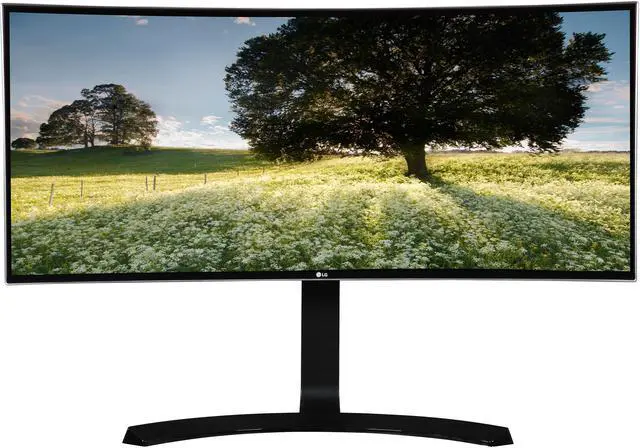 Alt view image 2 of 7 - LG 34CB88-P 34" Ultrawide QHD 21:9 Curved IPS Monitor, 3440 x 1440, AMD FreeSync, HDMI, DisplayPort, USB Quick Charge
