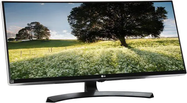 Alt view image 3 of 7 - LG 34UM88C-P 34" FreeSync IPS LED Monitor 3440 x 1440 WQHD 21:9 UltraWide 60Hz On-Screen Control with 4-way Screen Split, USB 3.0 Quick Charge HDMI DisplayPort Connectors