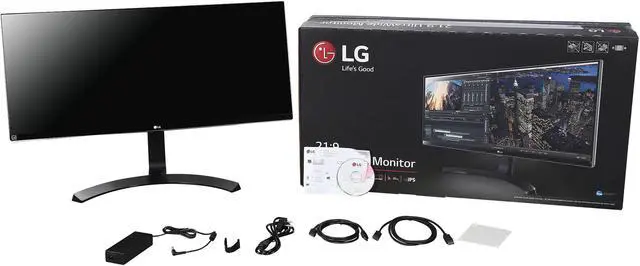 Alt view image 7 of 7 - LG 34UM88C-P 34" FreeSync IPS LED Monitor 3440 x 1440 WQHD 21:9 UltraWide 60Hz On-Screen Control with 4-way Screen Split, USB 3.0 Quick Charge HDMI DisplayPort Connectors