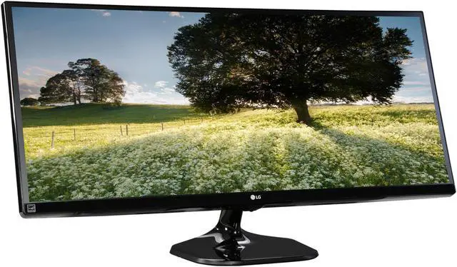 Alt view image 3 of 7 - LG 34UM58-P Black 34" HDMI Widescreen LED Backlight LCD Monitor 250 cd/m2 DCR Mega Certified Refurbished