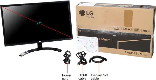 Alt view image 7 of 7 - LG 27UD58-B 27-Inch 4K UHD IPS Monitor with FreeSync