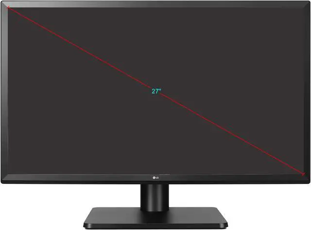 Alt view image 8 of 8 - LG 27UD58P-B 27" IPS 4K UHD FreeSync Gaming Monitor, 3840 x 2160, 1000:1 Contrast Ratio, DisplayPort, HDMI, Tilt / Height Adjustable, VESA Compatible