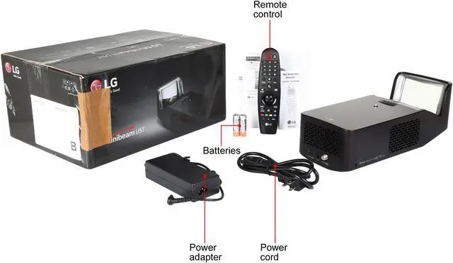 Alt view image 9 of 9 - LG PF1000UW Full HD (1920 x 1080) DLP Ultra Short Throw Smart Home Theater Up to 1,000 Lumens 150000:1