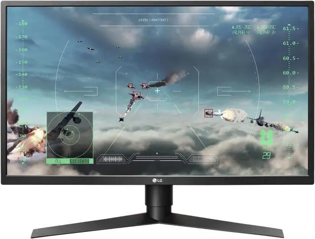 Alt view image 2 of 12 - LG 27GK750F-B 27" TN G-Sync Compatible 240Hz Adaptive Sync 400 cd/m2 Gaming Monitor with HDMI 2.0 DisplayPort 1.2