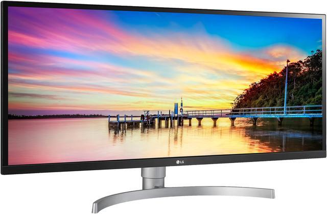 Alt view image 3 of 7 - LG 34WK650-W Black/Silver 34" FHD 1080p HDR AMD FreeSync UltraWide LED Monitor, 300 cd/m2, HDMI, DisplayPort, Tilt, Height Adjustable, VESA Compatible