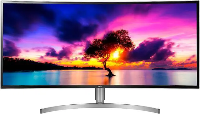 Alt view image 7 of 15 - LG 38" (Actual size 37.5") IPS WQHD+ 21:9 UltraWide WQHD+ IPS Curved LED Monitor FreeSync (AMD Adaptive Sync) HDMI, DisplayPort, USB 38WK95C-W