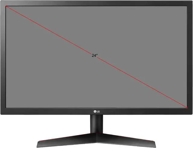 Alt view image 8 of 8 - LG 24GL600F-B 24" Full HD 1920 x 1080 1ms (GTG Faster) 144Hz 2xHDMI DisplayPort Flicker Safe AMD Radeon FreeSync Anti-Glare Backlit LED Gaming Monitor