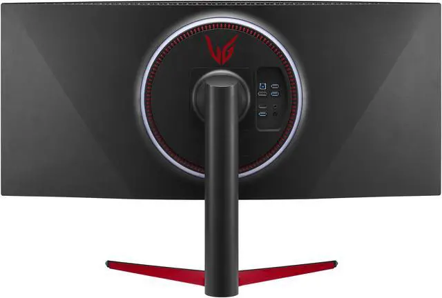 Alt view image 6 of 12 - LG UltraGear 38" Curved Gaming Monitor 21:9 Curved WQHD+ Nano IPS 1ms 144Hz HDR 400 Sphere Lighting 2.0 3-Side Virtually Borderless Tilt, Height Adjust 38GL950G-B