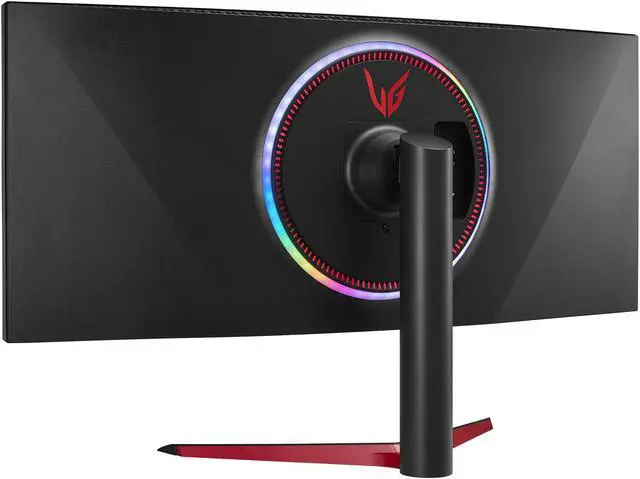 Alt view image 9 of 12 - LG UltraGear 38" Curved Gaming Monitor 21:9 Curved WQHD+ Nano IPS 1ms 144Hz HDR 400 Sphere Lighting 2.0 3-Side Virtually Borderless Tilt, Height Adjust 38GL950G-B