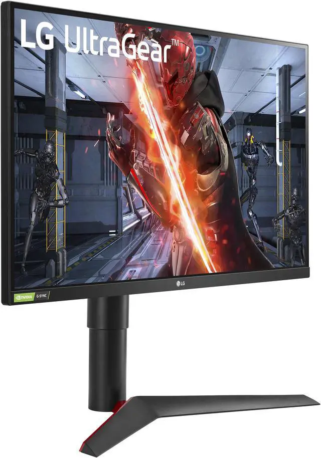 Alt view image 6 of 13 - LG 27" Gaming Monitor Full HD 1920 x 1080 1ms (GTG) 240Hz 2xHDMI DisplayPort USB Hub AMD RADEON FreeSync G-Sync Compatible Flicker Safe Backlit LED Height, Pivot, Tilt Adjust 27GN750-B