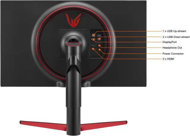 Alt view image 9 of 13 - LG 27" Gaming Monitor Full HD 1920 x 1080 1ms (GTG) 240Hz 2xHDMI DisplayPort USB Hub AMD RADEON FreeSync G-Sync Compatible Flicker Safe Backlit LED Height, Pivot, Tilt Adjust 27GN750-B