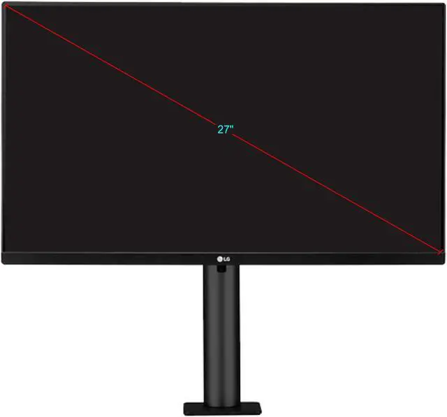 Alt view image 3 of 13 - LG 27" 75 Hz IPS QHD IPS Monitor 5ms (GTG at Faster) AMD FreeSync 2 x HDMI, DisplayPort, USB-C 27QN880-B
