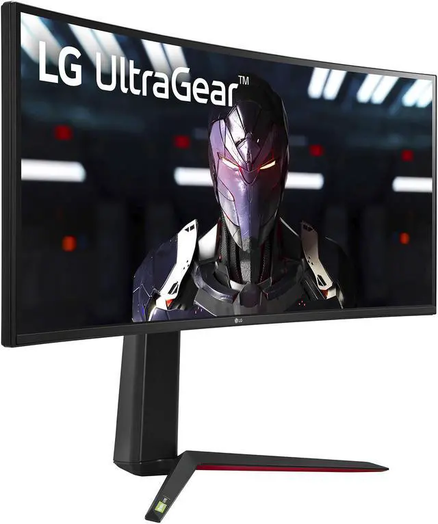 Alt view image 4 of 9 - LG UltraGear 34" Curved Gaming Monitor Quad HD 3440 x 1440 2K 160Hz (OC) 1ms 2xHDMI DisplayPort Radeon FreeSync 2 NVIDIA G-Sync Compatible USB 3.0 Hub Nano IPS Tilt, Height Adjustable