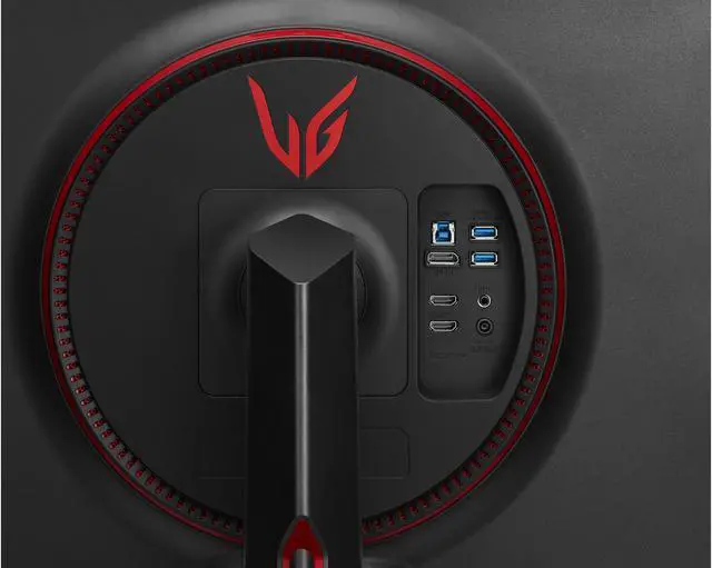 Alt view image 8 of 9 - LG UltraGear 34" Curved Gaming Monitor Quad HD 3440 x 1440 2K 160Hz (OC) 1ms 2xHDMI DisplayPort Radeon FreeSync 2 NVIDIA G-Sync Compatible USB 3.0 Hub Nano IPS Tilt, Height Adjustable