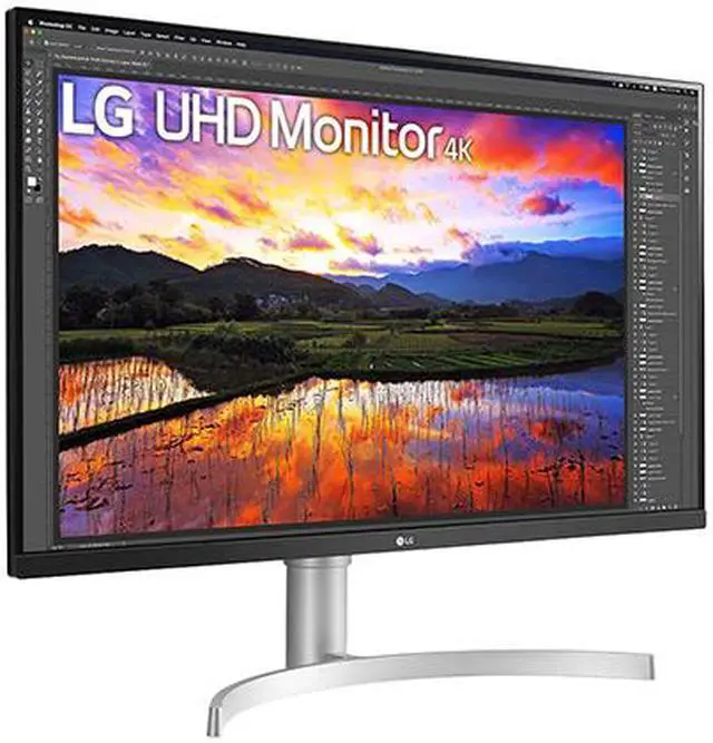 Alt view image 6 of 12 - LG 32UN650-W 32" (31.5" Viewable) UHD 3840 x 2160 (4K) 5 ms (GTG) 60 Hz HDMI, DisplayPort AMD FreeSync Built-in Speakers IPS HDR Monitor with FreeSync