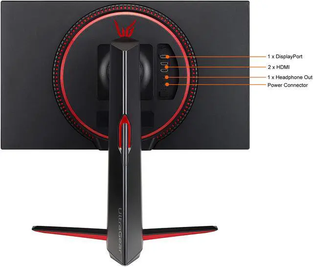 Alt view image 9 of 10 - LG 24" 24GN650-B UltraGear FHD IPS 1ms 144Hz HDR HDMI, DisplayPort, Audio AMD FreeSync Premium Tilt Pivot Height Adjust Gaming Monitor