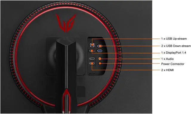 Alt view image 10 of 10 - LG 27" UltraGear 27GP850-B QHD 2560 x 1440 Nano IPS 1ms 165Hz(OC 180Hz) HDR HDMI DisplayPort FreeSync Premium G-Sync Compatible Tilt Pivot Height Adjust Gaming Monitor