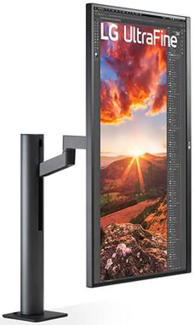 Alt view image 6 of 15 - LG UltraFine 27UN880-B 27" UHD 3840 x 2160 (4K) 60 Hz HDMI, DisplayPort, USB, Audio FreeSync (AMD Adaptive Sync) Built-in Speakers IPS USB-C HDR Monitor with Ergo Stand