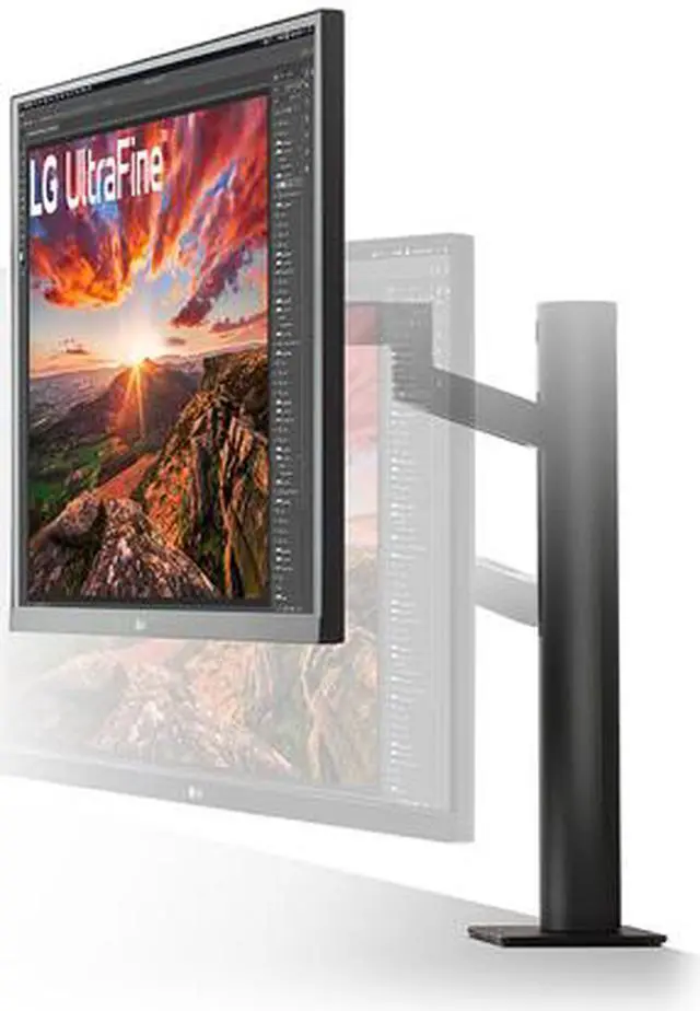 Alt view image 4 of 15 - LG UltraFine 27UN880-B 27" UHD 3840 x 2160 (4K) 60 Hz HDMI, DisplayPort, USB, Audio FreeSync (AMD Adaptive Sync) Built-in Speakers IPS USB-C HDR Monitor with Ergo Stand
