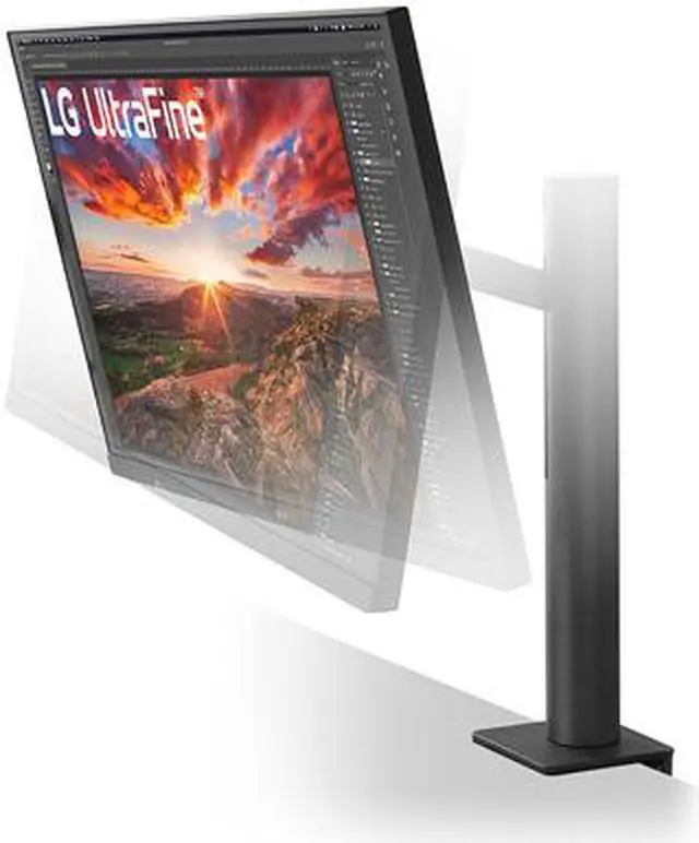Alt view image 5 of 15 - LG UltraFine 27UN880-B 27" UHD 3840 x 2160 (4K) 60 Hz HDMI, DisplayPort, USB, Audio FreeSync (AMD Adaptive Sync) Built-in Speakers IPS USB-C HDR Monitor with Ergo Stand