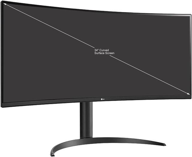 LG 34” LED Curved UltraWide QHD 160Hz FreeSync Premium Monitor