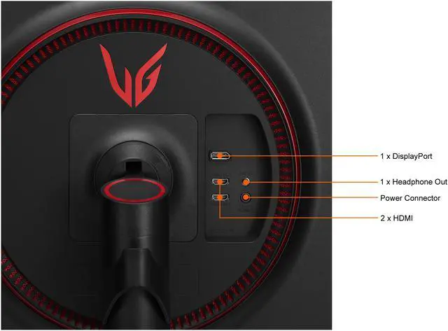 Alt view image 16 of 17 - LG UltraGear 27" Gaming Monitor 27GL83A-B QHD 2560 x 1440 (2K) 144 Hz 1ms HDMI, DisplayPort, Audio NVIDIA G-Sync Compatible IPS Height, Pivot, Tilt Adjust