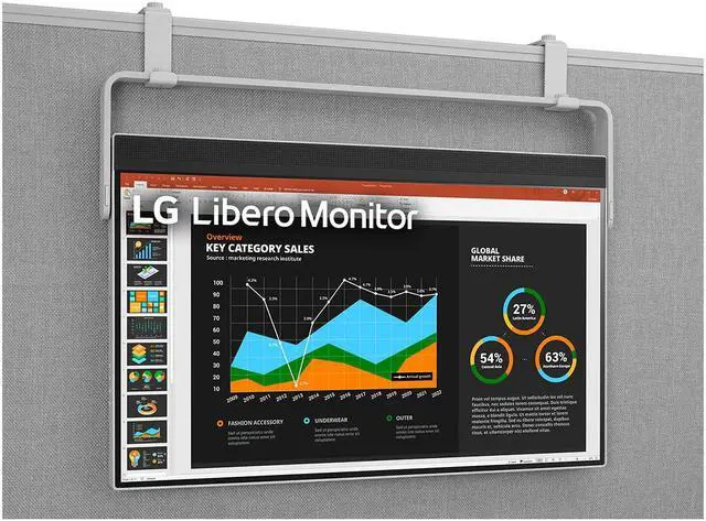 Alt view image 10 of 15 - LG 27" 75 Hz IPS QHD IPS Libero Monitor with Detachable Full HD Webcam 5 ms (GtG at Faster) FreeSync (AMD Adaptive Sync) Flat Panel 27MQ70QC-S