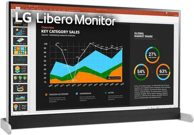 Alt view image 6 of 15 - LG 27" 75 Hz IPS QHD IPS Libero Monitor with Detachable Full HD Webcam 5 ms (GtG at Faster) FreeSync (AMD Adaptive Sync) Flat Panel 27MQ70QC-S