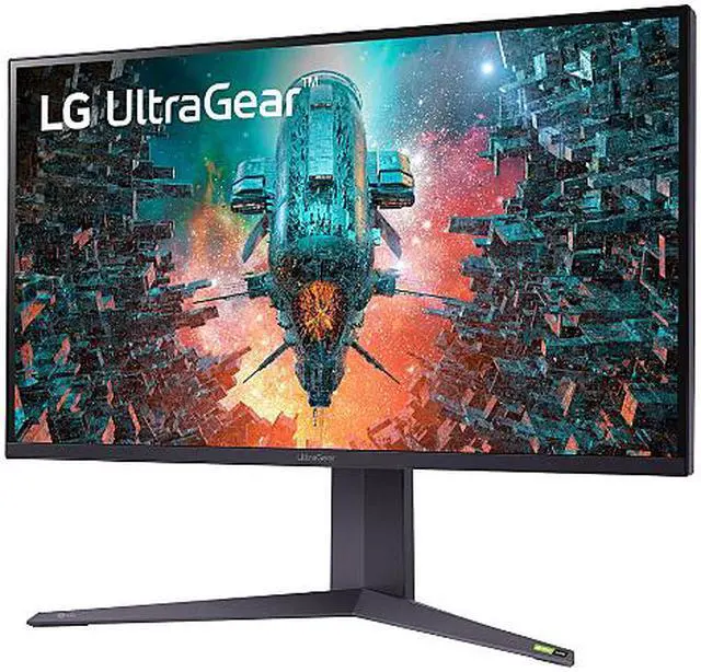 Alt view image 2 of 14 - LG 32" (31.5" Viewable) 144 Hz Nano IPS UHD Gaming Monitor FreeSync Premium Pro & G-Sync Compatible DCI-P3 98% (CIE1976) UltraGear 32GQ950-B
