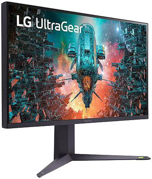 Alt view image 4 of 14 - LG 32" (31.5" Viewable) 144 Hz Nano IPS UHD Gaming Monitor FreeSync Premium Pro & G-Sync Compatible DCI-P3 98% (CIE1976) UltraGear 32GQ950-B
