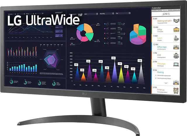 Alt view image 2 of 8 - LG 26WQ500-B 26” UltraWide FHD HDR10 IPS Monitor with AMD FreeSync™