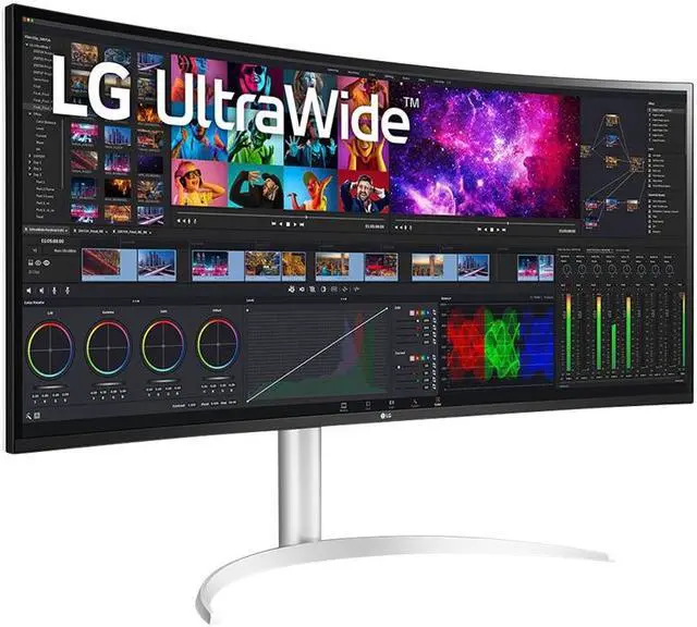 Alt view image 9 of 9 - LG BP95C-W 39.7" 5120x2160p HDR Curved LED Monitor UltraWide Display 40BP95C-W