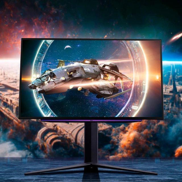 Alt view image 4 of 20 - LG UltraGear 27" (26.5" Viewable) 240Hz OLED 2K Gaming Monitor 0.03ms FreeSync Premium & G-Sync Compatible, QHD 2560 x 1440,  Flat Panel 27GR95QE-B