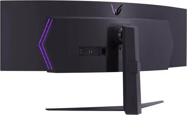 Alt view image 5 of 14 - LG 49" 240 Hz VA DQHD Curved Gaming Monitor FreeSync Premium Pro (AMD Adaptive Sync) 5120 x 1440 DCI-P3 95% (CIE1976) UltraGear 49GR85DC-B tilt height  Swivel Adjust